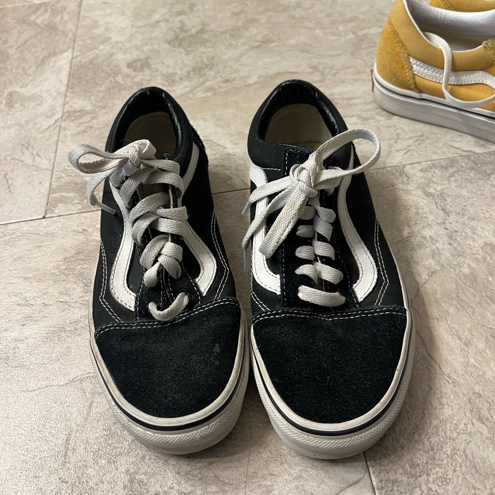 Vans Black and White Women's Shoes